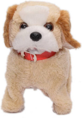 

Kidoyzz Jummping Puppy Dog With Automatic Function KDYP12STFTY003 - 16 cm(Beige)
