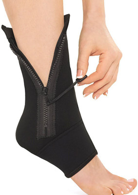 

Shrih Ankle Genie Zip up Compression Ankle Support(Black
