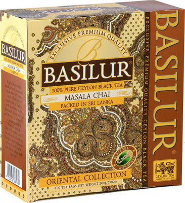 

Basilur Masala chai 100 Tea bag Spices Masala Tea Bags(100 Bags, Box)