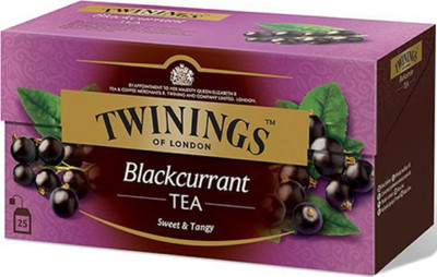 

Twinings Flavored Blackcurrant Tea Bags(25 Bags, Box)