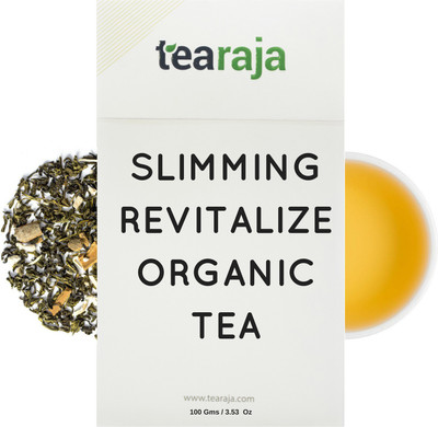 

Tearaja Slimming Revitalize Organic Tea contains Ashwagandha, Cinnamon Herbal Tea Vacuum Pack(100 g)
