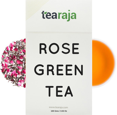 

Tearaja Rose Green Tea Rose Green Tea(100 g, Vacuum Pack)