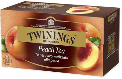 

Twinings Black Peach Black Tea Bags(25 Bags, Box)