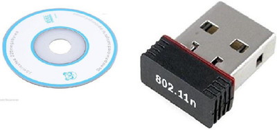 

Etake Wi-Fi Mini Receiver , 2.4GHz, 802.11b/g/n ,2.0 Wireless Wi-Fi Network USB Adapter(Black)
