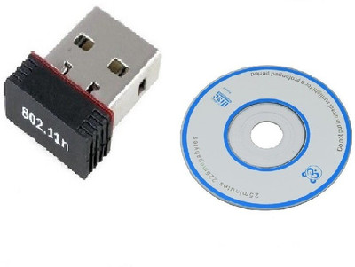 

Etake Dongle 802.11n Wifi Wi Fi 2.4GHz Small Wireless LAN Network Card External PC Desktop Laptop USB Adapter(Black)