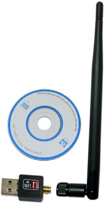 

Etake Wi-Fi Receiver 2.4Ghz 802.11B/G/N 600Mbps 2.0 Wireless Wi-Fi Network With Antenna USB Adapter(Black)