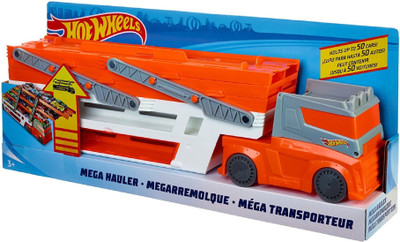 

Hot Wheels Mega Hauler Holds 50 Cars(Multicolor)