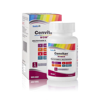 

HealthVit Cenvitan Women (Multivitamin & Multimineral) 60 Tablets.(60 No)