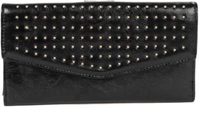 

Mast & Harbour Women Black Artificial Leather Wallet(13 Card Slots)