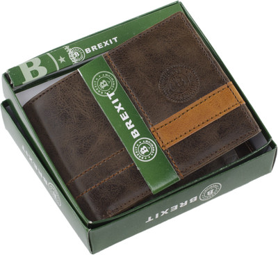

Brexit Boys Brown Artificial Leather Wallet(5 Card Slots)
