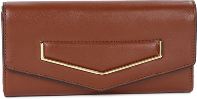 

Mast & Harbour Women Brown Artificial Leather Wallet(14 Card Slots)