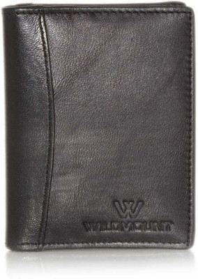 

Wildmount Men Black Genuine Leather Card Holder(6 Card Slots)