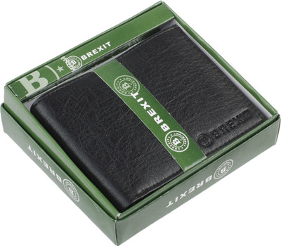 

Brexit Boys Black Artificial Leather Wallet(5 Card Slots)
