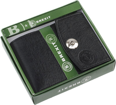 

Brexit Boys Black Artificial Leather Wallet(8 Card Slots)