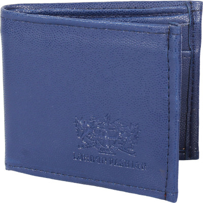 

HOB London Fashion Men Blue Artificial Leather Wallet(1 Card Slot)