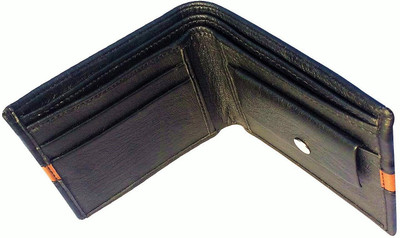 

FRIENDS & COMPANY Men Black Artificial Leather Wallet(8 Card Slots)