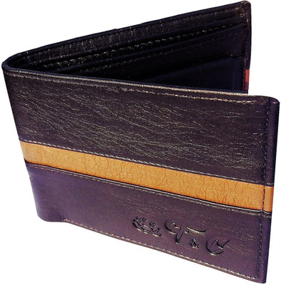 

FRIENDS & COMPANY Men Black Artificial Leather Wallet(8 Card Slots)