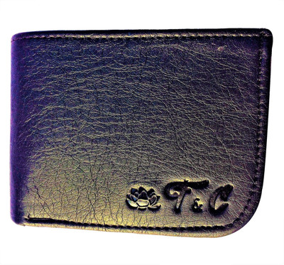 

FRIENDS & COMPANY Men Black Artificial Leather Wallet(8 Card Slots)