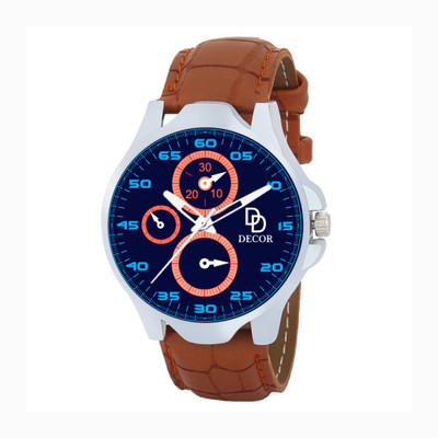 

DECOR BRWN-STRP-1-D19 Modish Watch - For Men