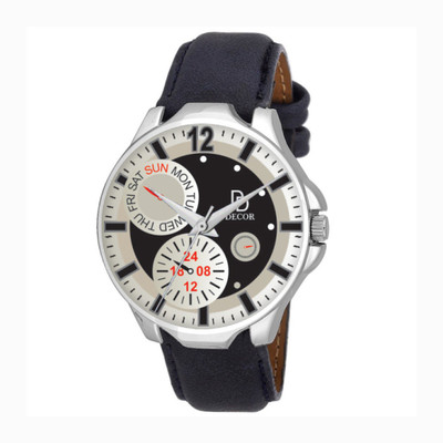 

DECOR BLK-STRP-1-D65 Modish Watch - For Men