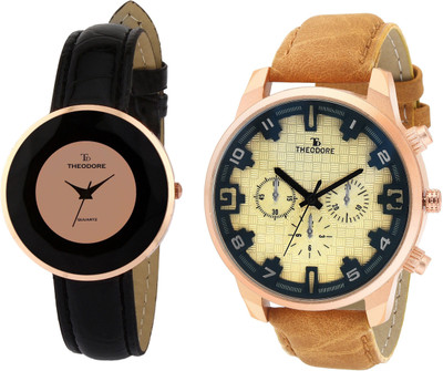 83 OFF on THEODORE Analog Watch For Couple on Flipkart PaisaWapas