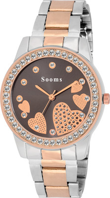 

SOOMS AMAZING IPL-18 DESIGNER DUAL TONE LOVING HEARTS WOMEN Watch - For Girls