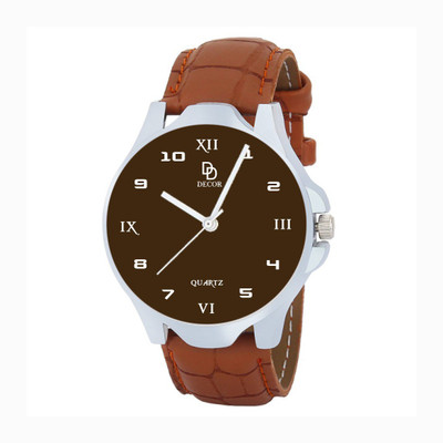 

DECOR BRWN-STRP-1-D10 Modish Watch - For Men