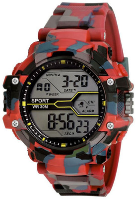 

secondsnhour Military-red digital watch Watch - For Men