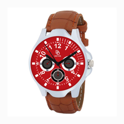 

DECOR BRWN-STRP-1-D58 Modish Watch - For Men