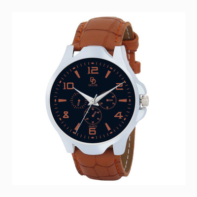 

DECOR BRWN-STRP-1-D52 Modish Watch - For Men