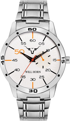 

WILL HORN WH-7009 Awesome White Wrist Watch Watch - For Men