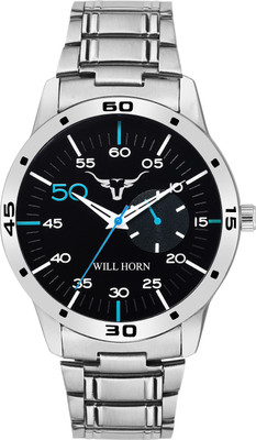 

WILL HORN WH-7007 Awesome Black Wrist Watch Watch - For Men