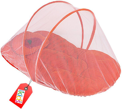 

Anmol Kids International Skin Friendly Premium Crib Attractive(Fabric, Orange)