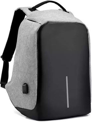 

Fur Jaden Grey Anti Theft Water Proof Laptop with Charging Point 20 L Backpack(Grey)