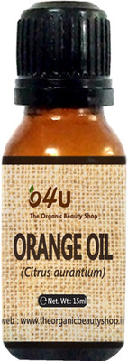 

O4U 100% Natural & Organic Orange Essential Oil for Skin, Body & Hair treatment(15 ml)
