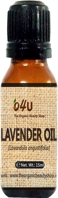 

O4U 100% Natural & Organic Lavender Essential Oil for Skin, Body & Hair treatment(15 ml)