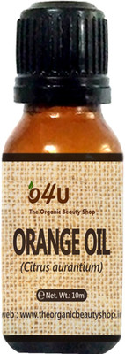 

O4U 100% Natural & Organic Orange Essential Oil for Skin, Body & Hair treatment(10 ml)