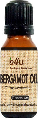 

O4U 100% Natural & Organic Bergamot Essential Oil for Skin, Body & Hair treatment(20 ml)