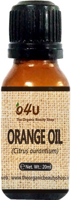

O4U 100% Natural & Organic Orange Essential Oil for Skin, Body & Hair treatment(20 ml)