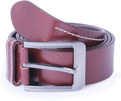 

Aller Men Casual Brown Genuine Leather Belt