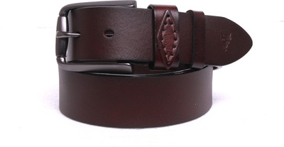 

BlackBuck Men Casual Brown Genuine Leather Belt