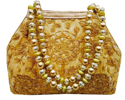 

Craftbazaar Party Silver Clutch
