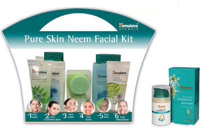 

Himalaya pure skin neem facial kit, Youth Eternity Day Cream(Set of 2)