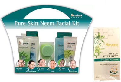 

Himalaya pure skin neem facial kit, Herbals Youth Eternity Day Cream(Set of 2)