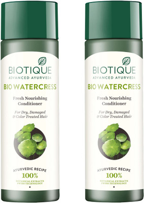 

BIOTIQUE BIO WATERCRESS FRESH NOURISHING CONDITIONER FOR DRY, DAMAGED, & COLOR TREATED HAIRS 120ML(240 ml)