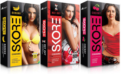 

Skore Dotted ( Banana, Cherry, Not out ) Condom(Set of 3, 30S)