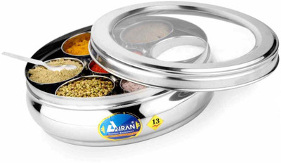 Airan SPICE CONTAINER 500ml 1 Piece Spice Set(Steel)