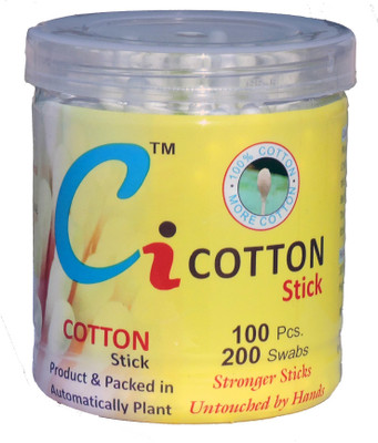 

Ci Cotton Stick set of 3 jars(Pack of 3)