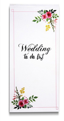

Paper Town Assorted Writing Pad(Wedding To Do List, White)