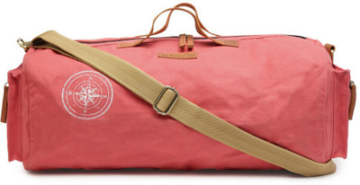 

The House of Tara (Expandable) Special Waxed Canvas Gym Travel Duffel Bag(Pink)